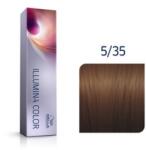 Wella Illumina Color vopsea profesională permanentă pentru păr 5/35 60 ml