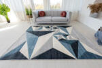 Modern Szőnyeg Charlotte 396 Blue-Gray 60 x 110 cm Kék-Szürke