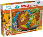 Lisciani Puzzle cu două fețe Lisciani de colorat din 24 piese - Regele Leu (86498) Puzzle