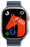 Hoco Apple Watch Series 10 42 mm HOCO AS102 Pótszíj Egyedi Méret, Mágneses, Sötétkék/Fehér