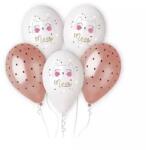 Gemar Cica mintás pöttyös prémium lufi - 5 db-os