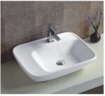 Inter Ceramic Lavoar pe blat Inter Ceramic Art dreptunghiular alb lucios 59 cm (879)