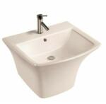 Inter Ceramic Lavoar suspendat Inter Ceramic dreptunghiular alb mat 53.5 cm (5345MW)