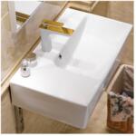 Inter Ceramic Lavoar suspendat Inter Ceramic dreptunghiular finisaj alb lucios 66 cm dreapta (5065R)