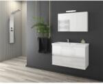 Drop Dulap cu oglinda suspendat Drop Luxus/Status alb 2 usi 75 cm (5KSQ075WH)