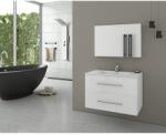 Drop Dulap cu oglinda suspendat Drop Torino alb 1 usa 73 cm (5KTO075WH)