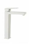 Inter Ceramic Baterie lavoar inalta Inter Ceramic Elinor monocomanda alb mat (1418191W)