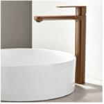 Inter Ceramic Baterie lavoar inalta Inter Ceramic Verona monocomanda rose gold periat (111321 BRUSH ROSE GOLD)
