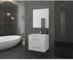 Drop Dulap cu oglinda suspendat Drop Torino alb 2 usi 60 cm (5KTO060WH)