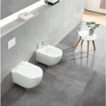 Inter Ceramic Set vas WC suspendat Inter Ceramic alb lucios cu capac (5238)