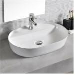 Inter Ceramic Lavoar pe blat Inter Ceramic Art alb lucios 80 cm (882)