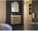 Drop Dulap cu oglinda suspendat Drop Luxus maro 2 usi 60 cm (5KLX060WD)