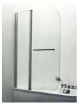 Inter Ceramic Paravan de cada pivotant Inter Ceramic 100x140 cm sticla 5 mm profil crom lucios-opac stanga (112CL)