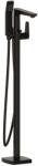 Inter Ceramic Baterie cada - dus freestanding Inter Ceramic finisaj negru mat cu set de dus (8214B)