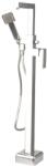 Inter Ceramic Baterie cada - dus freestanding Inter Ceramic crom lucios cu set de dus (8215C)