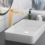 Inter Ceramic Baterie lavoar inalta Inter Ceramic Elinor monocomanda auriu periat (1418191BRUSH GOLD)