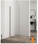 Inter Ceramic Paravan de dus mobil tip Walk-In Inter Ceramic crom lucios 60x200 cm sticla transparenta (113-2TR/60)