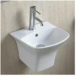 Inter Ceramic Lavoar suspendat Inter Ceramic dreptunghiular alb lucios 35.5 cm (3535)
