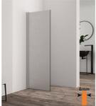 Inter Ceramic Paravan de dus mobil tip Walk-In Inter Ceramic crom lucios - sticla opaca 40x200 cm (113-2FS/40)