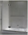 Inter Ceramic Paravan de cada batant Inter Ceramic 126x140 cm sticla opaca 5 mm profil crom lucios stanga (112 DF L)