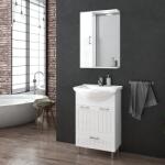 Drop Dulap cu oglinda suspendat Drop Ritmo alb 1 usa 48 cm stanga (5KRTL50WH)