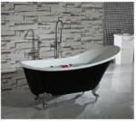 Inter Ceramic Cada freestanding retro Inter Ceramic acril negru-alb 162.5x69.5 cm (LB 1784 B)