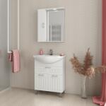 Drop Dulap cu oglinda suspendat Drop Ritmo alb 1 usa 58 cm stanga (5KRTL60WH)