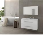 Drop Dulap cu oglinda suspendat Drop Torino alb 1 usa 88 cm (5KTO090WH)