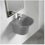 Inter Ceramic Lavoar suspendat Inter Ceramic oval gri mat 48.5 cm (4746MG)