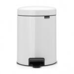 Brabantia Cos de gunoi cu pedala Brabantia NewIcon 649004, 5 L, Inchidere lina, Baza antiderapanta, Alb (NewIcon 649004) Cos de gunoi