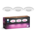 Philips Hue 8720169264731 LED spotlámpa készlet Slim downlight | 8, 3W integrált LED forrás | 2200-6500+RGBK
