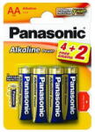 Panasonic LR6APB ALKALINE POWER alkáli tartós elem, AA (ceruza), 6 db/bliszter (LR6APB-6BP4-2)