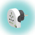 Q2 power Utazóadapter "world to europe" q2, 1.100100 (1.100100)