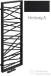 Radeco SPIDER 1 1600x530 design radiátor, MERKURY 8 (selyemfényű fekete) színben (Radeco_SPIDER_1_MERKURY8)