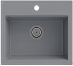 Gamma Modern 5055, 1 rekeszes gránit mosogató 560x500x210 mm, szürke, GMA-ZM-55-G (GMA-ZM-55-G)