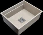 Gamma Decor 6050, 1 rekeszes gránit mosogató 600x500x220 mm, bézs, GMA-ZLE000111 (GMA-ZLE000111)