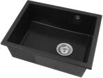 Gamma Decor 5040, 1 rekeszes gránit mosogató 560x460x180 mm, fekete pettyes, GMA-ZLE000081 (GMA-ZLE000081)