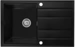 Gamma Modern 8050, 1 rekeszes gránit mosogató 790x500x210 mm, fekete, GMA-ZM-8050-BK (GMA-ZM-8050-BK)