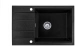 Gamma Modern 8010, 1 rekeszes gránit mosogató 800x500x210 mm, fekete, GMA-ZM-8010-BK (GMA-ZM-8010-BK)