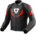 Revit Geaca de motociclete din piele Revit Quantum 3 negru-rosu fluo (REFJL150-1270)