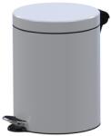  Léptetős szemetes, 5 l, fehér