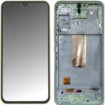 Samsung GH82-31233A Gyári Samsung Galaxy A54 OLED kijelző érintővel Zöld kerettel előlap (Lime) (GH82-31233A)