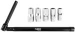 NEO TOOLS Csaptelepkulcs, csuklós 250mm, 5+1 cserélhető fej, 8-13mm (02-446) - storeplace