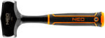 NEO TOOLS Kőtörő kalapács 1500g, monoblokk, kétkomponensű markolat (25-107) - storeplace