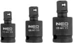 NEO TOOLS Csuklós toldó készlet ütvecsavarozókhoz 1/4", 3/8", 1/2 (10-256) - storeplace