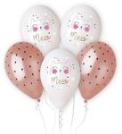  Cica mintás pöttyös prémium lufi - 5 db-os (GMS120/KOT)