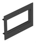 Obo Bettermann 7408276 T4B P7 9011 fedlap 2-es Modul 45, T4B-hez 110x77mm grafitszürke (7408276)