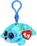 Ty BOOS flitteres plüss figura WAVES (fóka) Clip 8, 5 cm - csemegeboltom