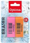 Optima Radír OPTIMA neon 2db/bliszter (100025) - vectraline