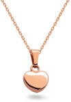 Heratis Forever Szív medál rosé aranyból, 14K IZ19422R